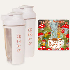 RYZE 2 Shaker Bottles + FREE Gifts - Shaker Ready