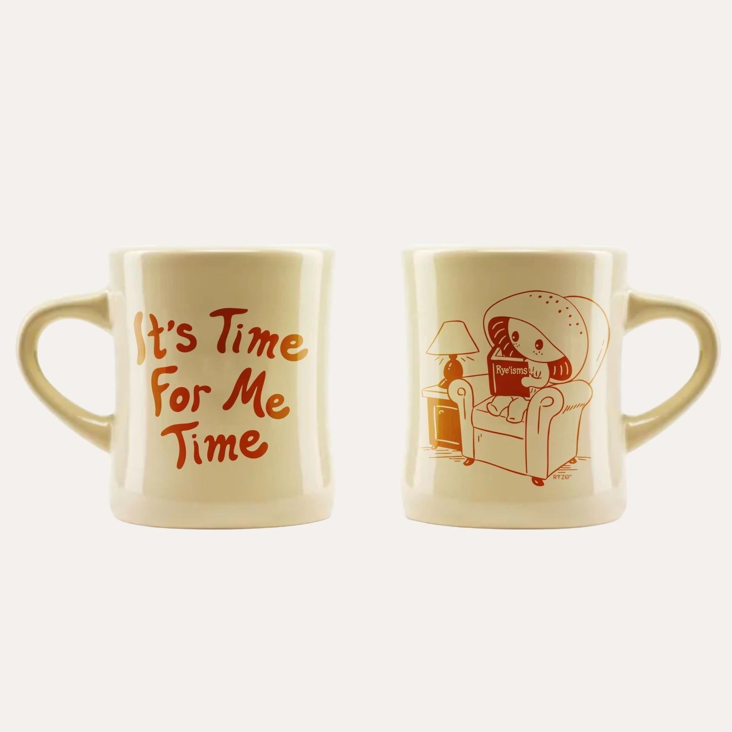 RYZE Me Time Mug - Fresh Carry Front Back