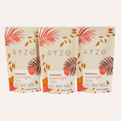 RYZE Get Mushroom Overnight Oats 50% OFF! - Protein Bowl