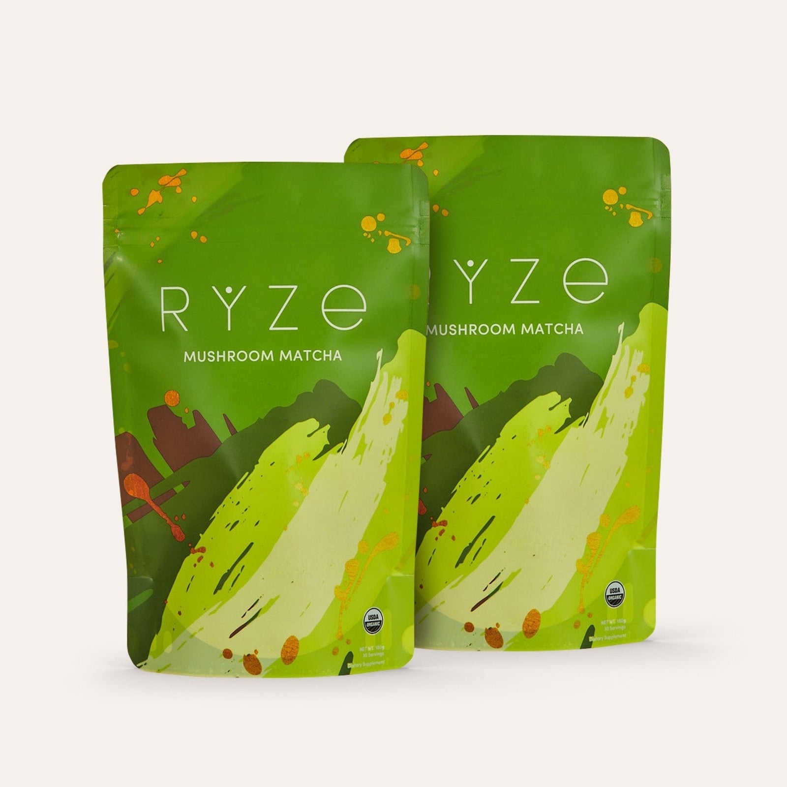 RYZE Mushroom Matcha (60 Servings) - Smooth Matcha