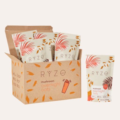 RYZE Mushroom Overnight Oats Starter Pack - Cozy Fuel