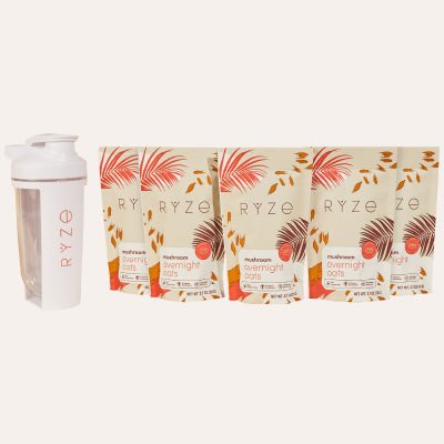 RYZE Mushroom Overnight Oats Starter Pack - Home Breakfast