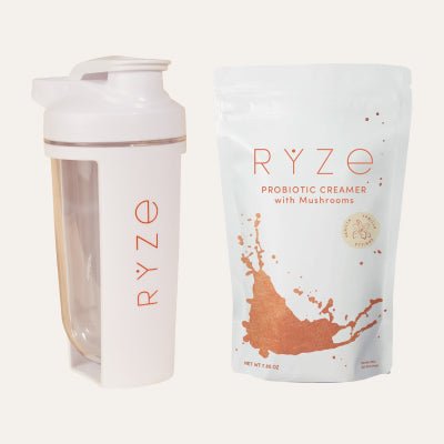 RYZE Shaker Bottle + Probiotic Creamer + Free Gifts - Daily Sip